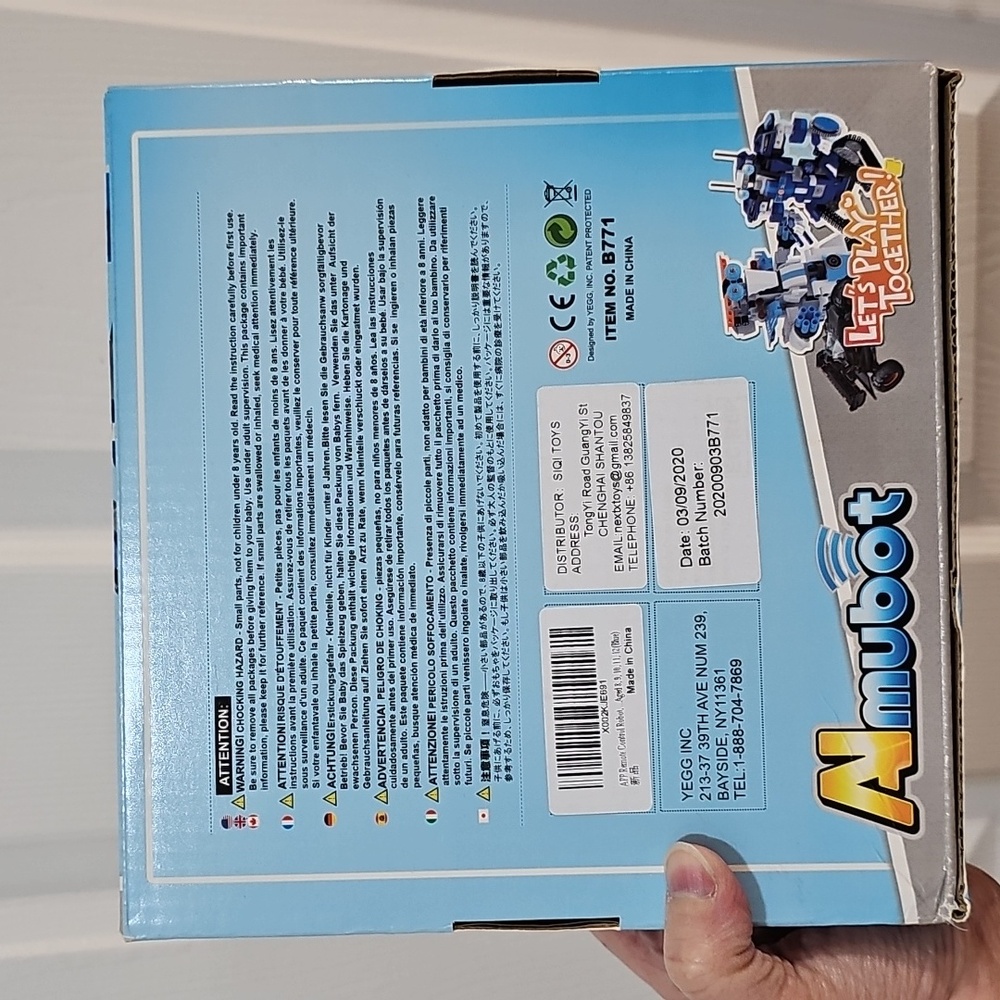 Robot Building Kit With Remote Control Blue EUC - Picture 4 of 9